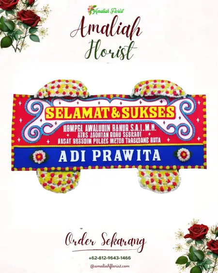 Papan Bunga Ucapan Selamat Prianganjaya